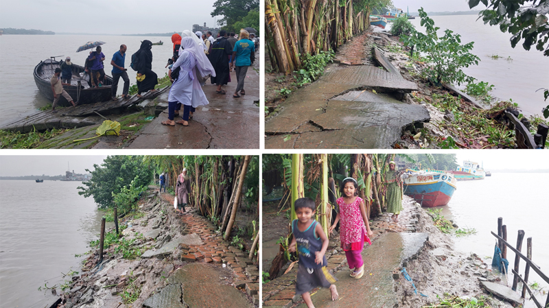 ঘূর্ণিঝড় 'দানা'র আতংকে উপকূলীয় বাগেরহাটের মোরেলগঞ্জের ৪ লাখ মানুষ পানগুছি নদীর তীরবর্তী ৩০ গ্রামের শত শত পরিবারের নির্ঘুম রাত। চোখে মুখে দুশ্চিন্তার ছাপ,   প্রস্তুত ৮৬ টি স্কুল-কাম সাইক্লোন শ্লেল্টার।