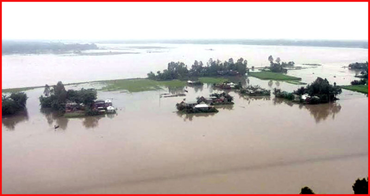 তিস্তা,যমুনা ও ধরলার পানি বিপৎসীমার ওপরে, নিম্নাঞ্চল প্লাবিত