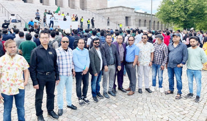 ফিনল্যান্ডে কোটাসংস্কার আন্দোলনকারীদের সমর্থনে সমাবেশ