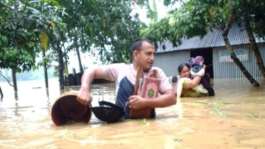 শেরপুরে বন্যায় শতাধিক গ্রাম প্লাবিত,মৃত্যু ৪ জনের